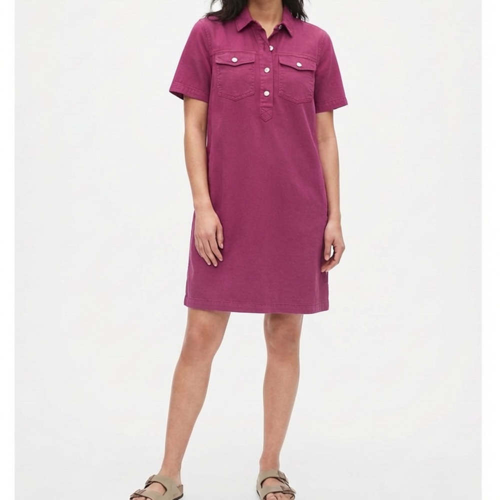 NEW GAP Fuchsia Denim dress size 8T